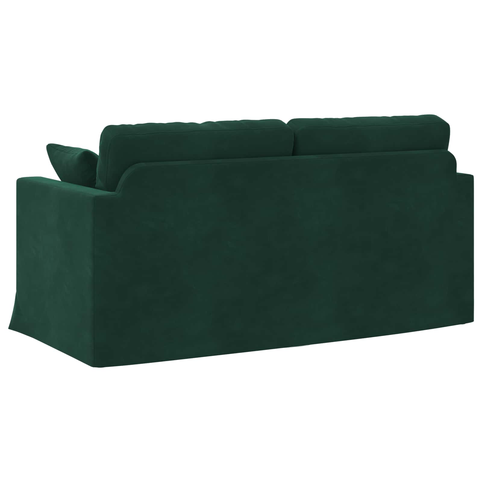 vidaXL Sofa Ciemna zieleń 158 x 78 x 80 cm Aksamit