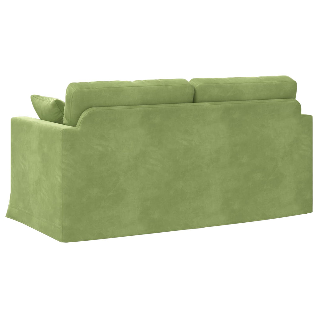 vidaXL Sofa Jasnozielony 158 x 78 x 80 cm Aksamit