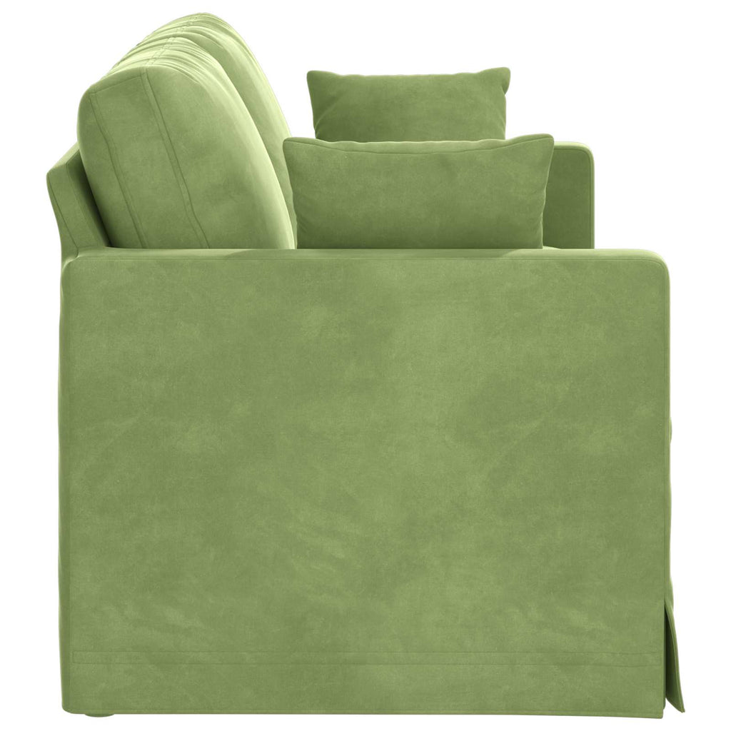 vidaXL Sofa Jasnozielony 158 x 78 x 80 cm Aksamit