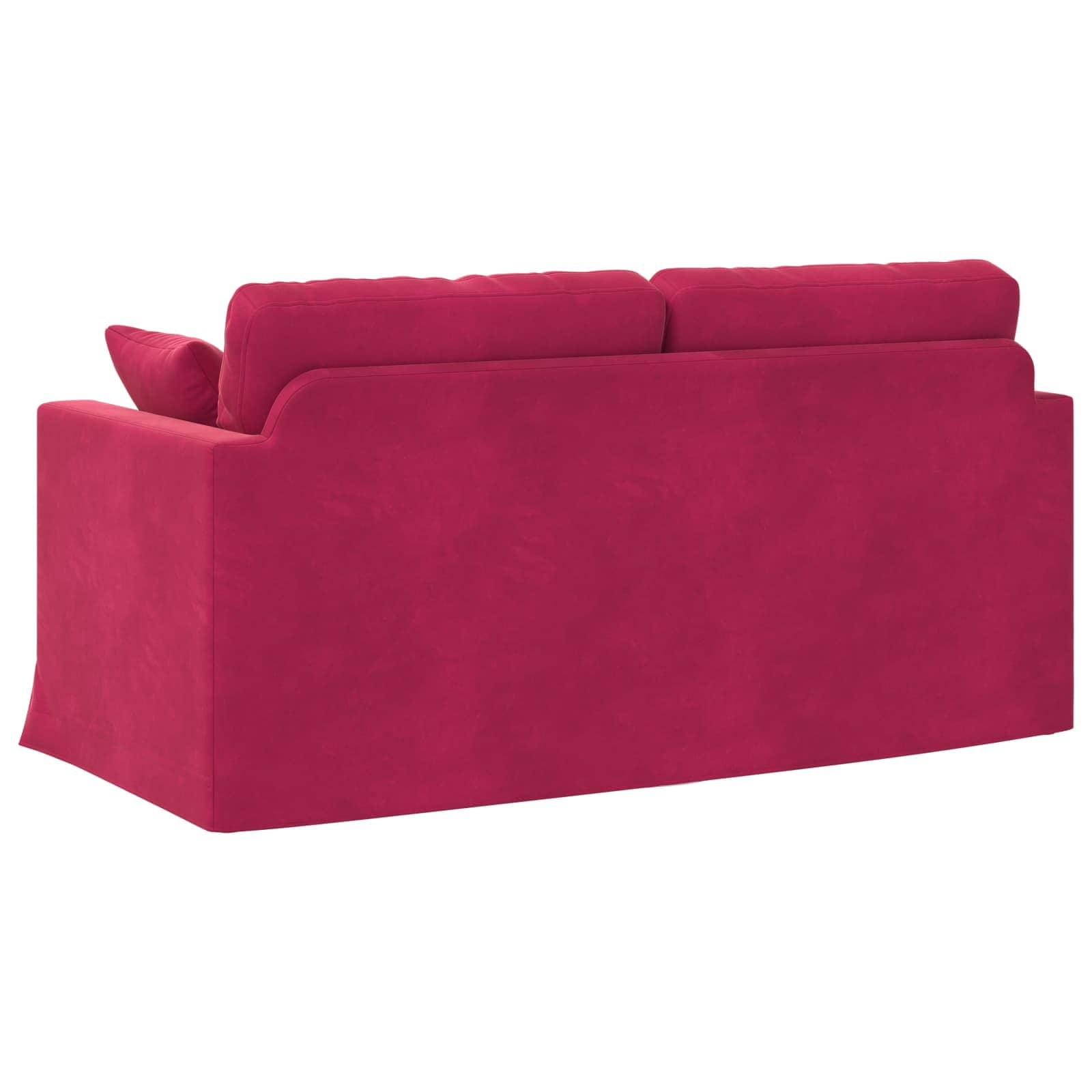 vidaXL Sofa Czerwone wino 158 x 78 x 80 cm Aksamit