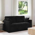 vidaXL Sofa Czarny 158 x 78 x 80 cm Aksamit