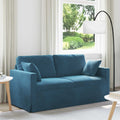 vidaXL Sofa Niebieski 158 x 78 x 80 cm Aksamit