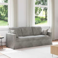 vidaXL Sofa Jasnoszary 198 x 78 x 80 cm Aksamit