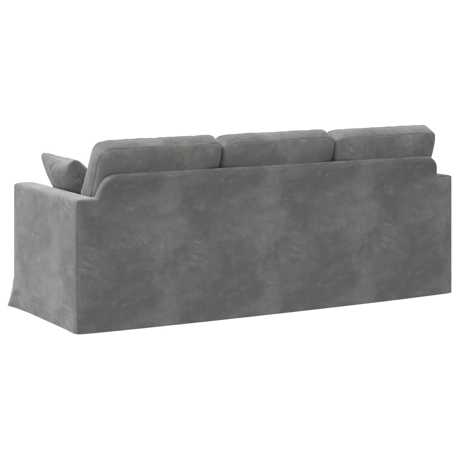 vidaXL Sofa Ciemnoszary 198 x 78 x 80 cm Aksamit
