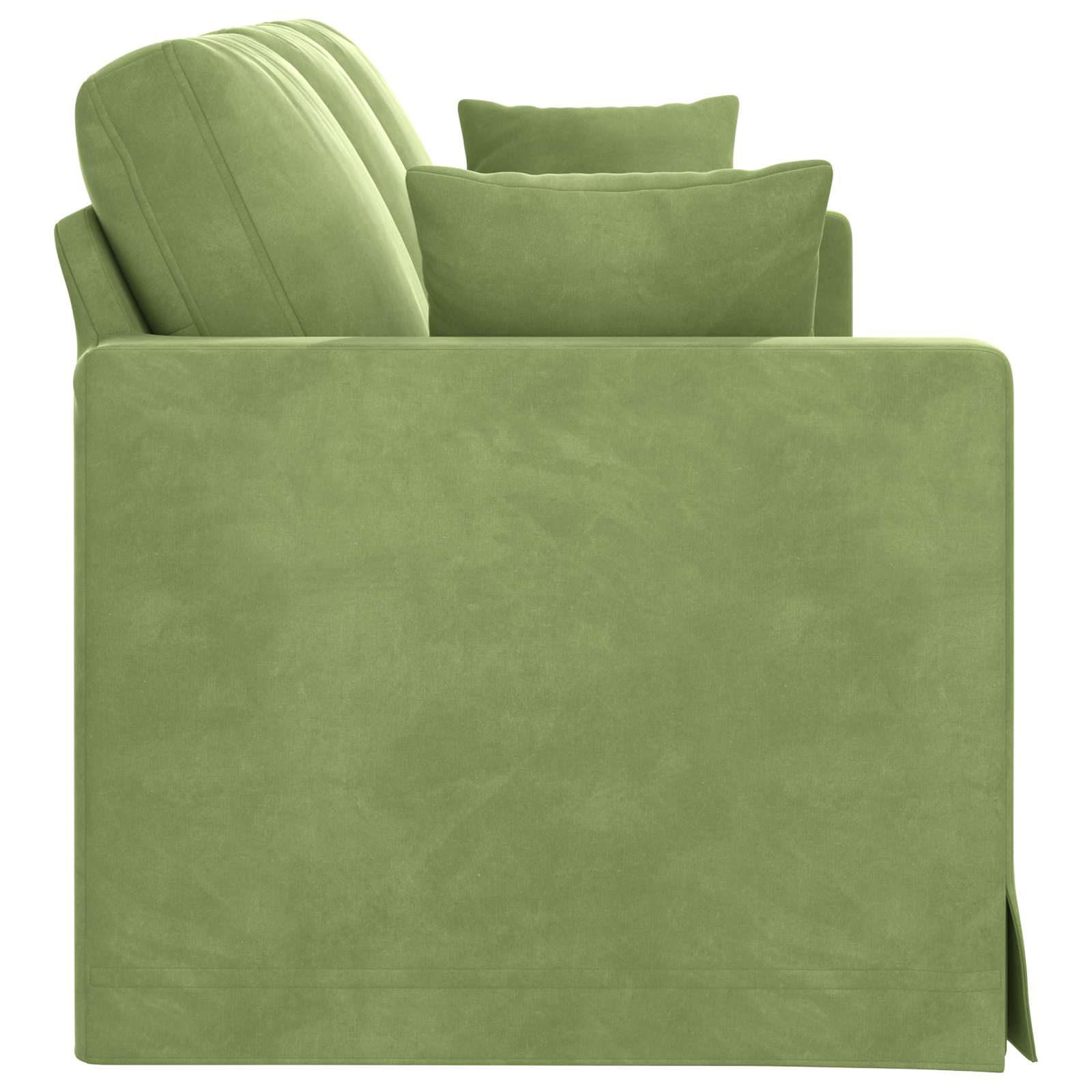 vidaXL Sofa Jasnozielony 198 x 78 x 80 cm Aksamit