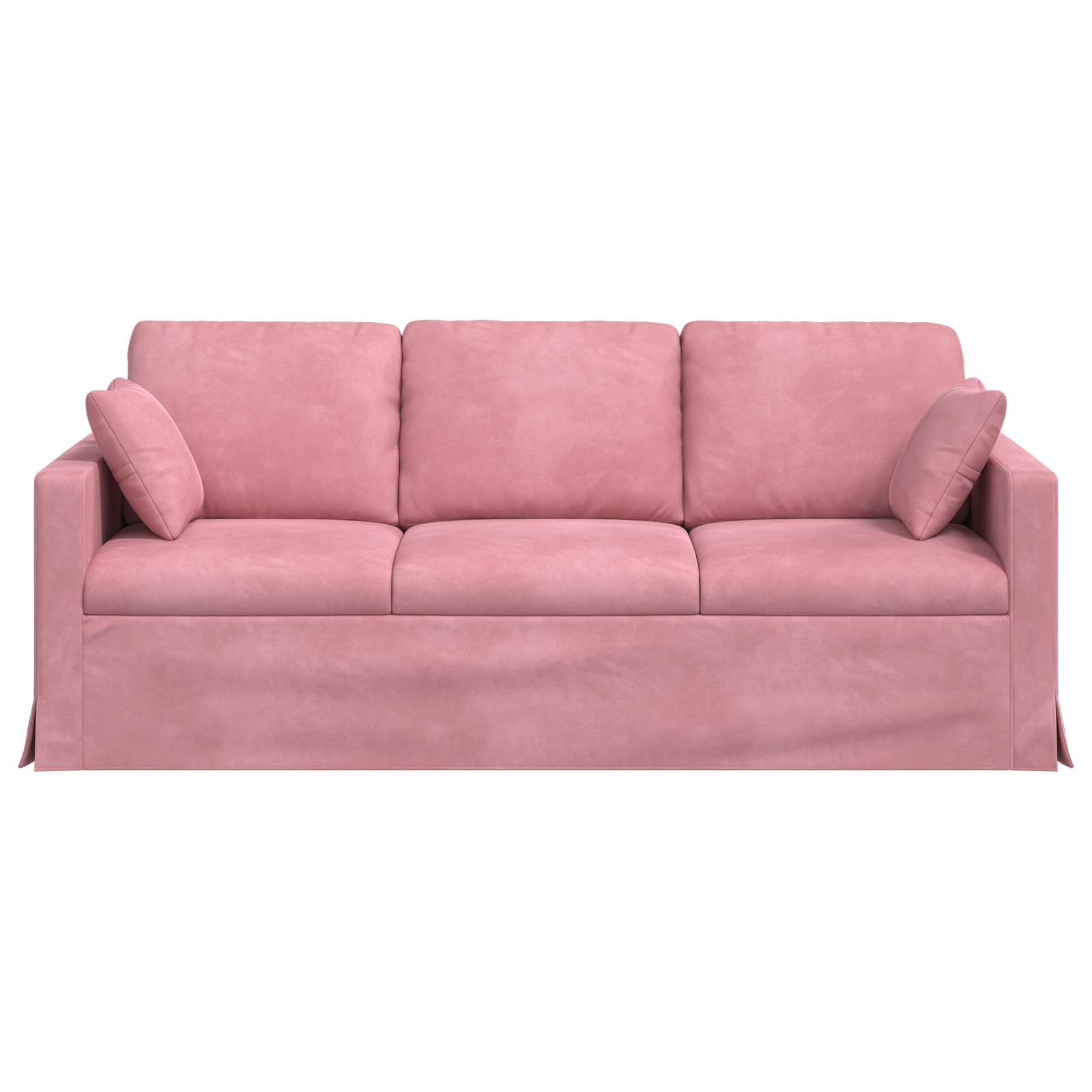 vidaXL Sofa Różowy 198 x 78 x 80 cm Aksamit