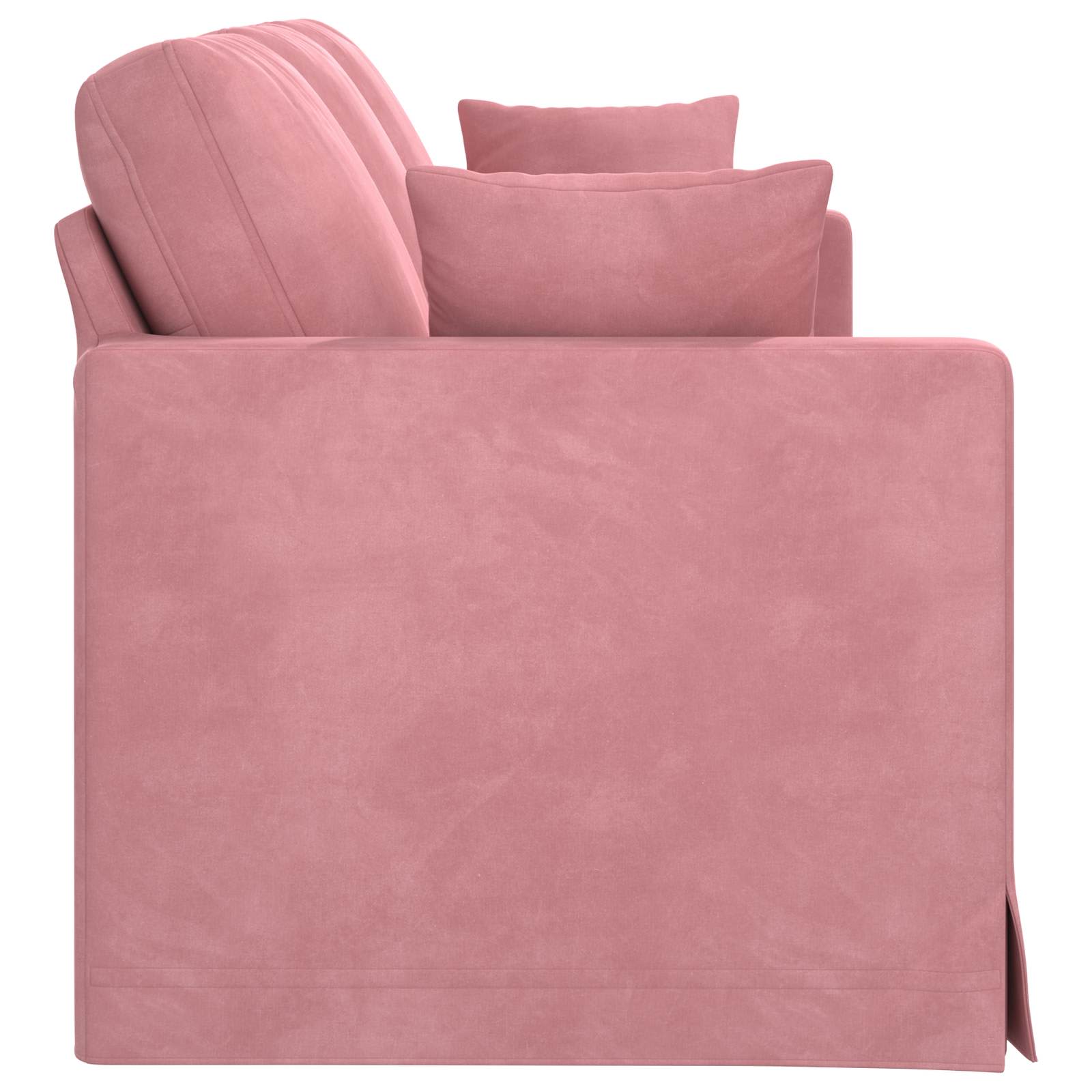vidaXL Sofa Różowy 198 x 78 x 80 cm Aksamit