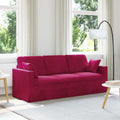 vidaXL Sofa Czerwone wino 198 x 78 x 80 cm Aksamit