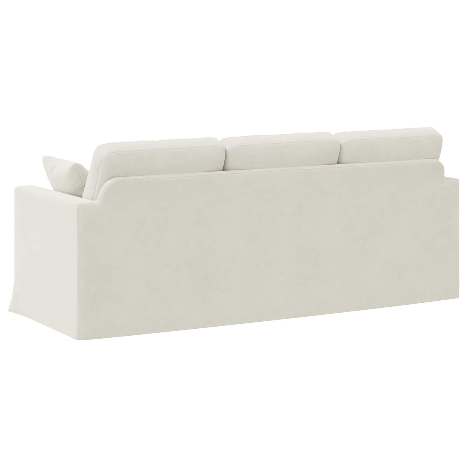 vidaXL Sofa Kremowy 198 x 78 x 80 cm Aksamit