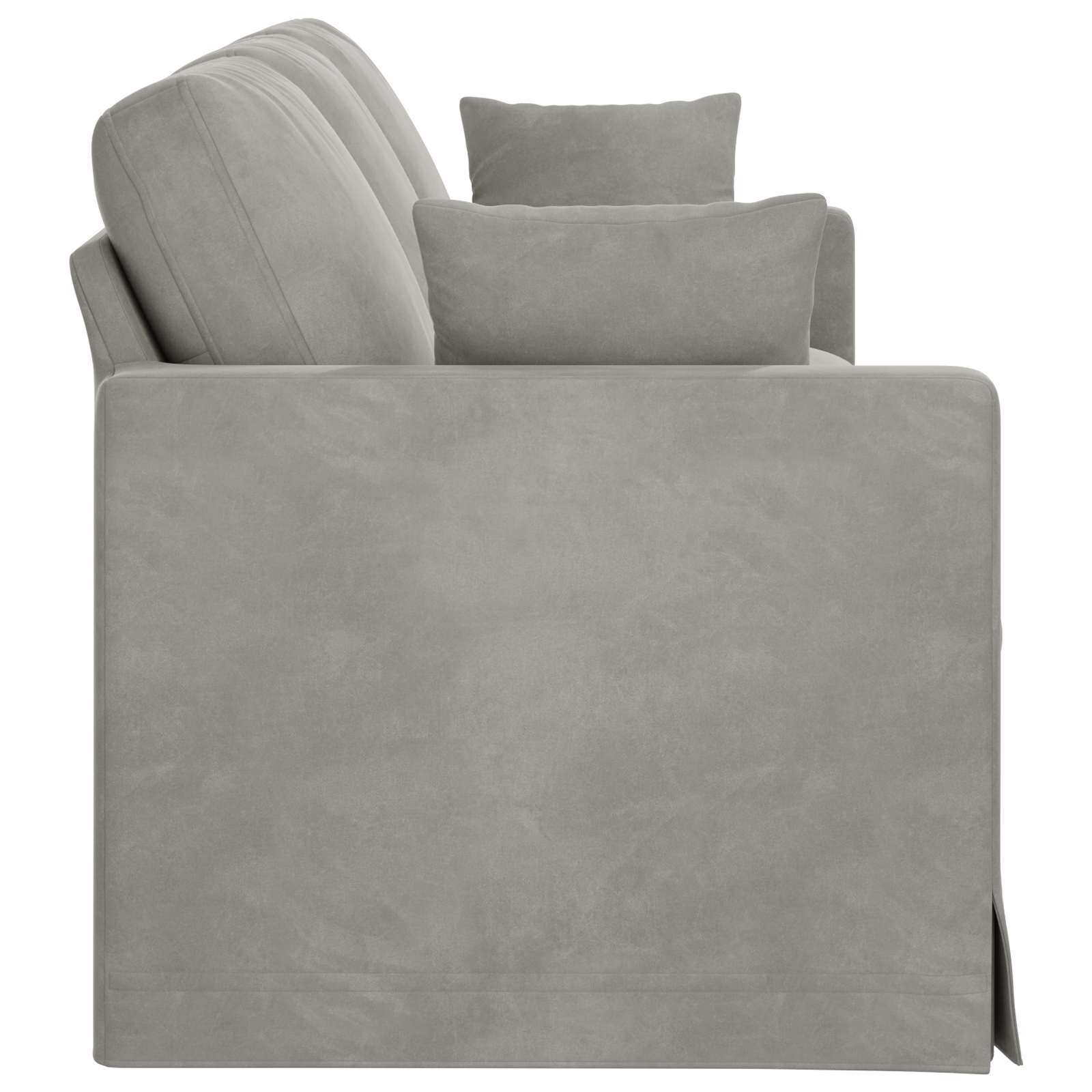 vidaXL Sofa Jasnoszary 228 x 78 x 80 cm Aksamit
