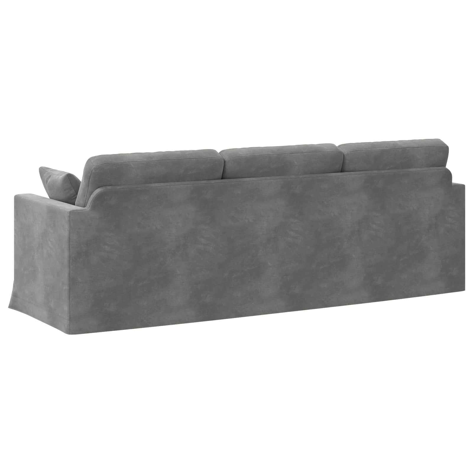 vidaXL Sofa Ciemnoszary 228 x 78 x 80 cm Aksamit
