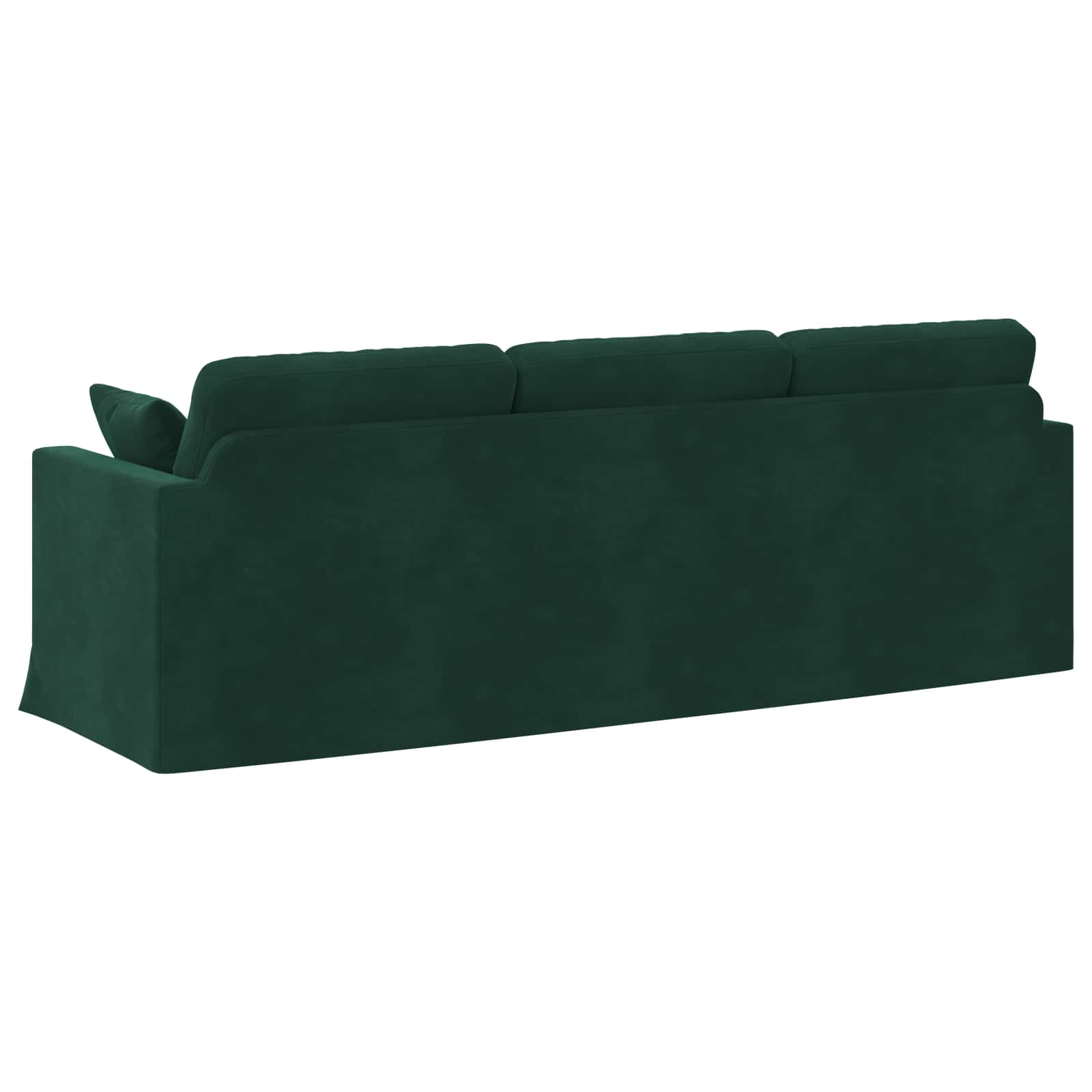 vidaXL Sofa Ciemna zieleń 228 x 78 x 80 cm Aksamit