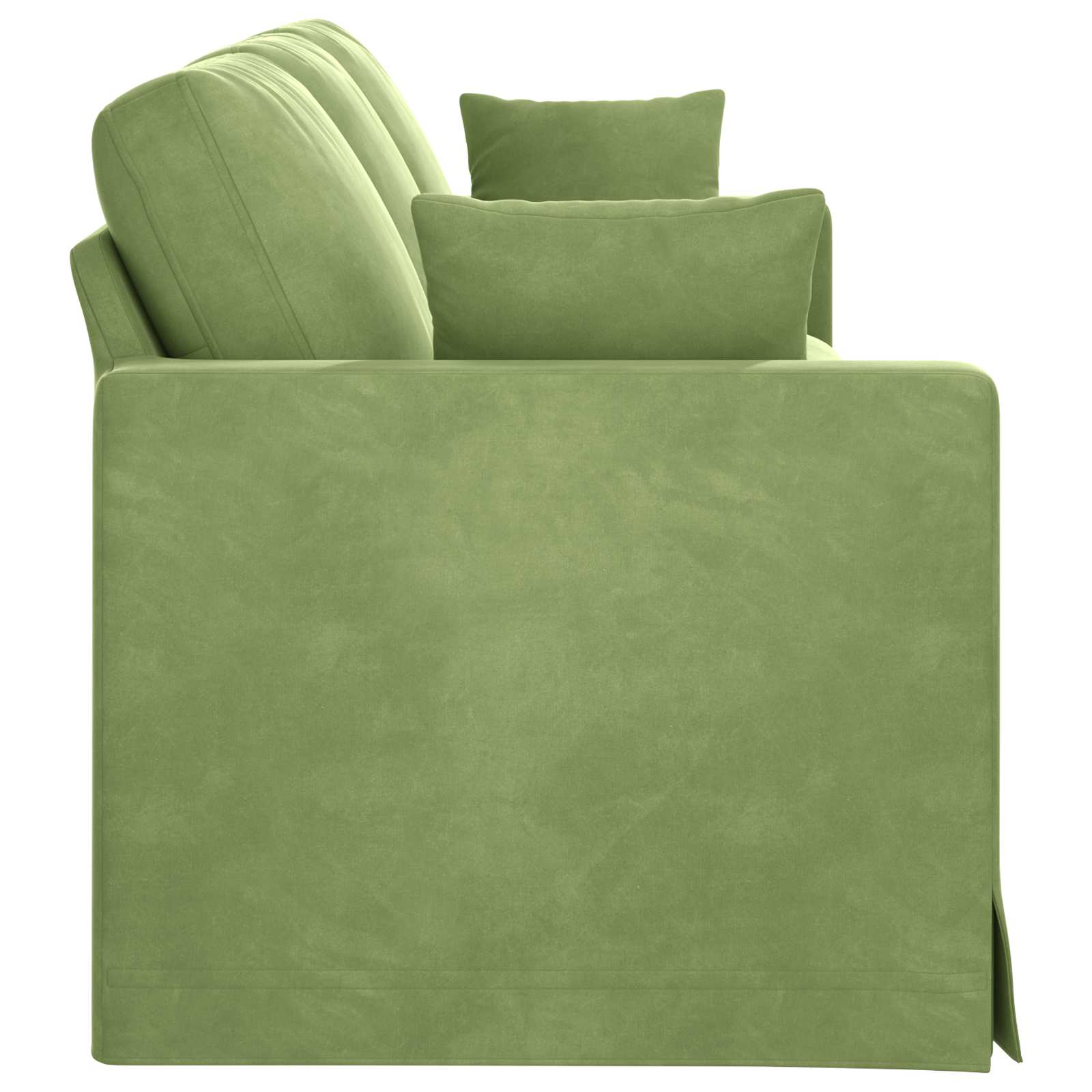 vidaXL Sofa Jasnozielony 228 x 78 x 80 cm Aksamit