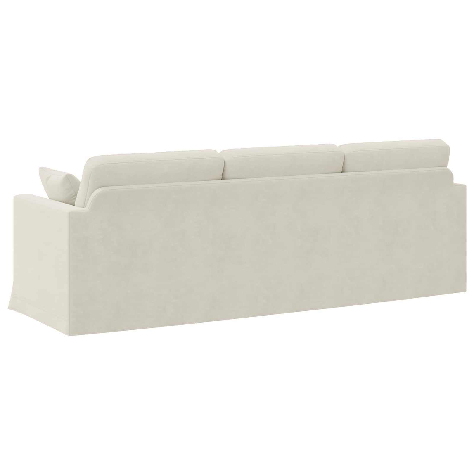 vidaXL Sofa Kremowy 228 x 78 x 80 cm Aksamit