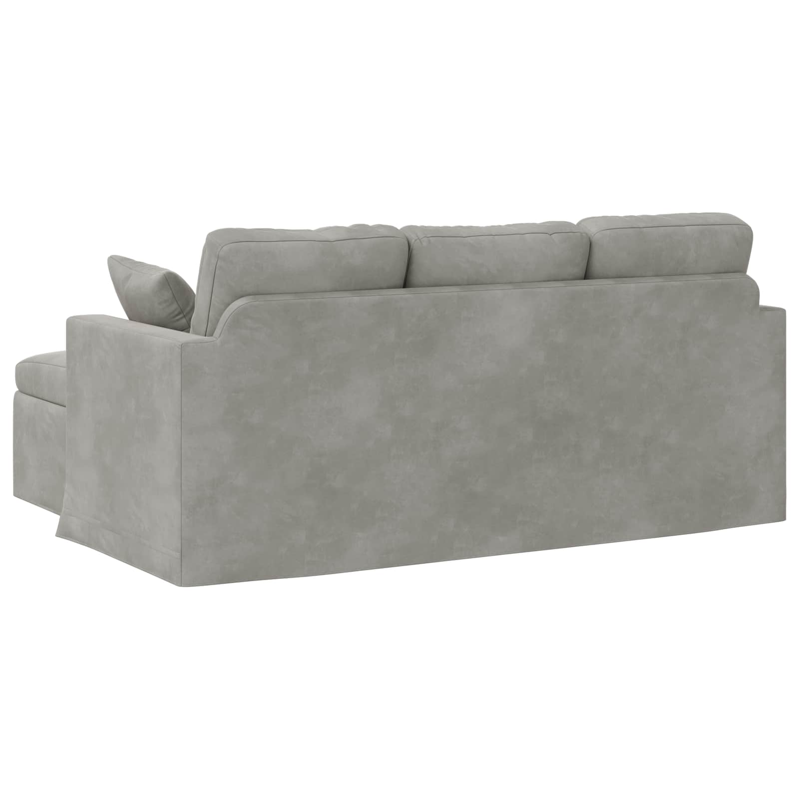 vidaXL Sofa Jasnoszary 178 x 134 x 80 cm Aksamit