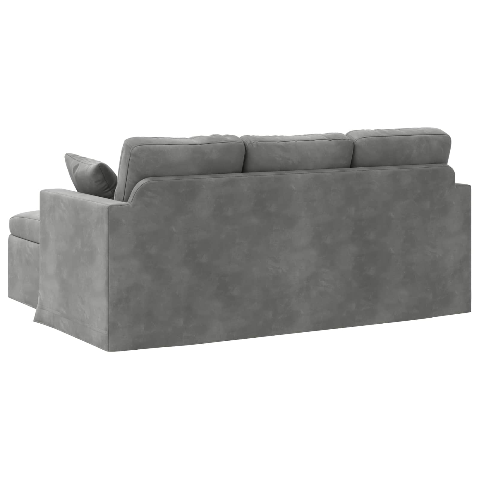 vidaXL Sofa Ciemnoszary 178 x 134 x 80 cm Aksamit