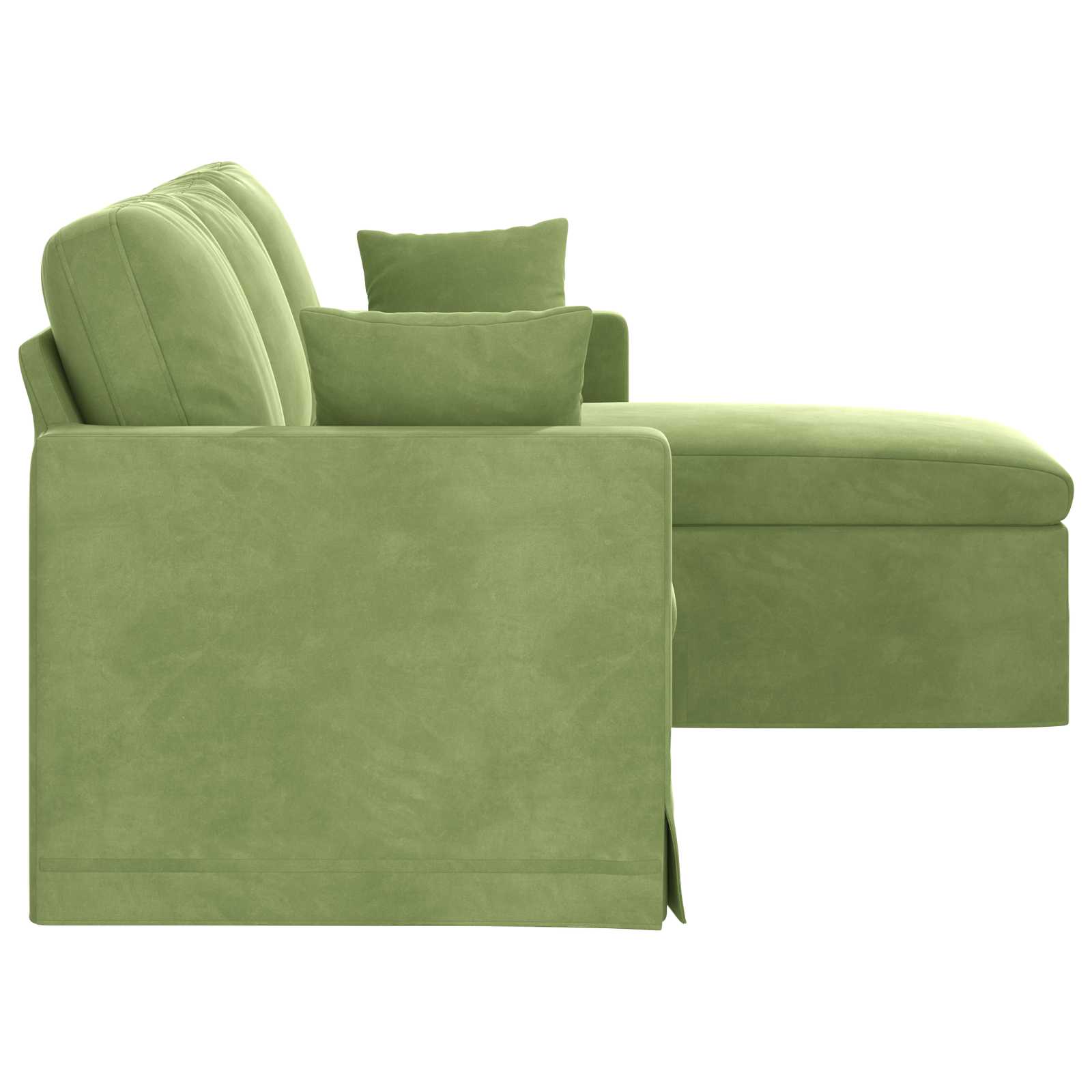 vidaXL Sofa Jasnozielony 178 x 134 x 80 cm Aksamit