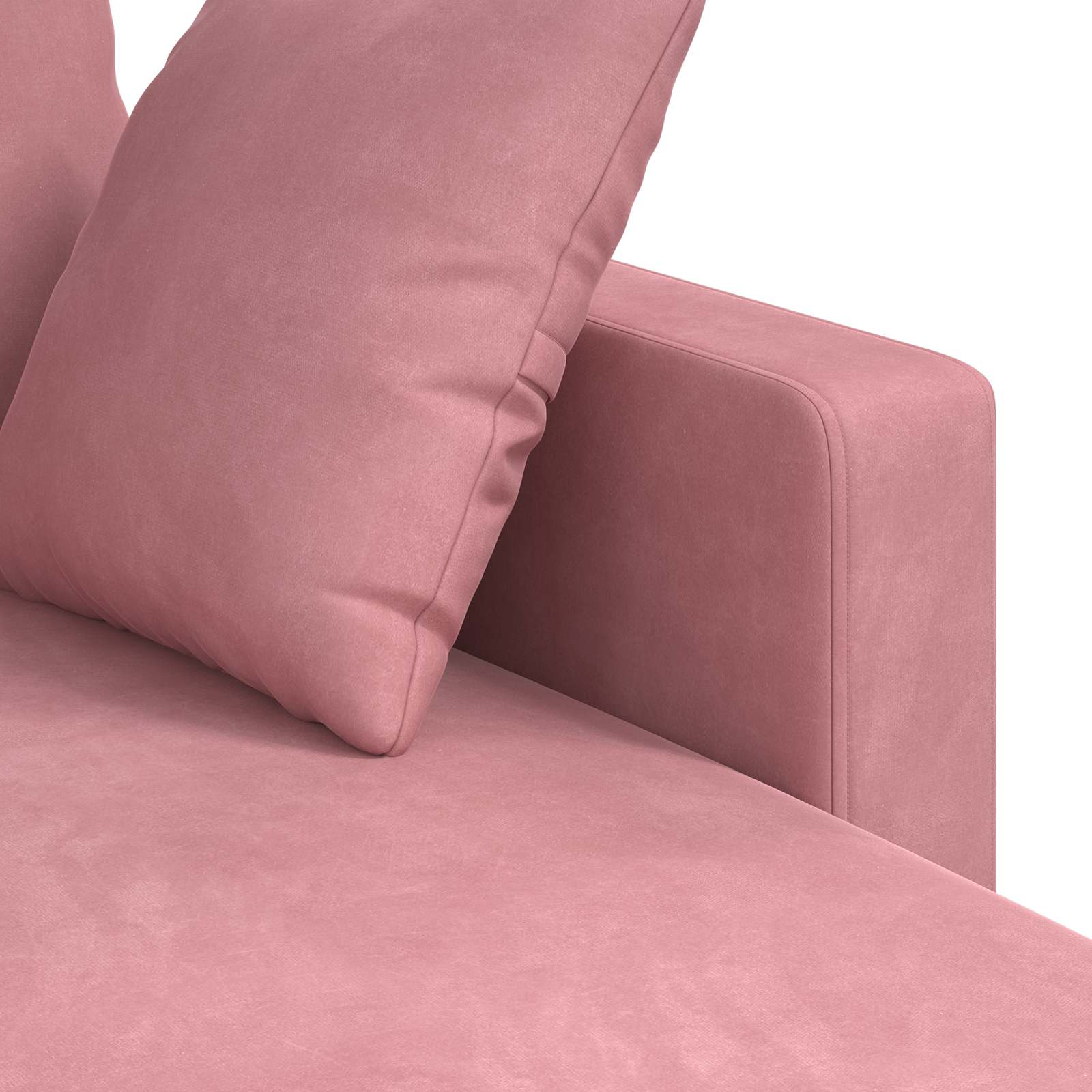 vidaXL Sofa Różowy 178 x 134 x 80 cm Aksamit