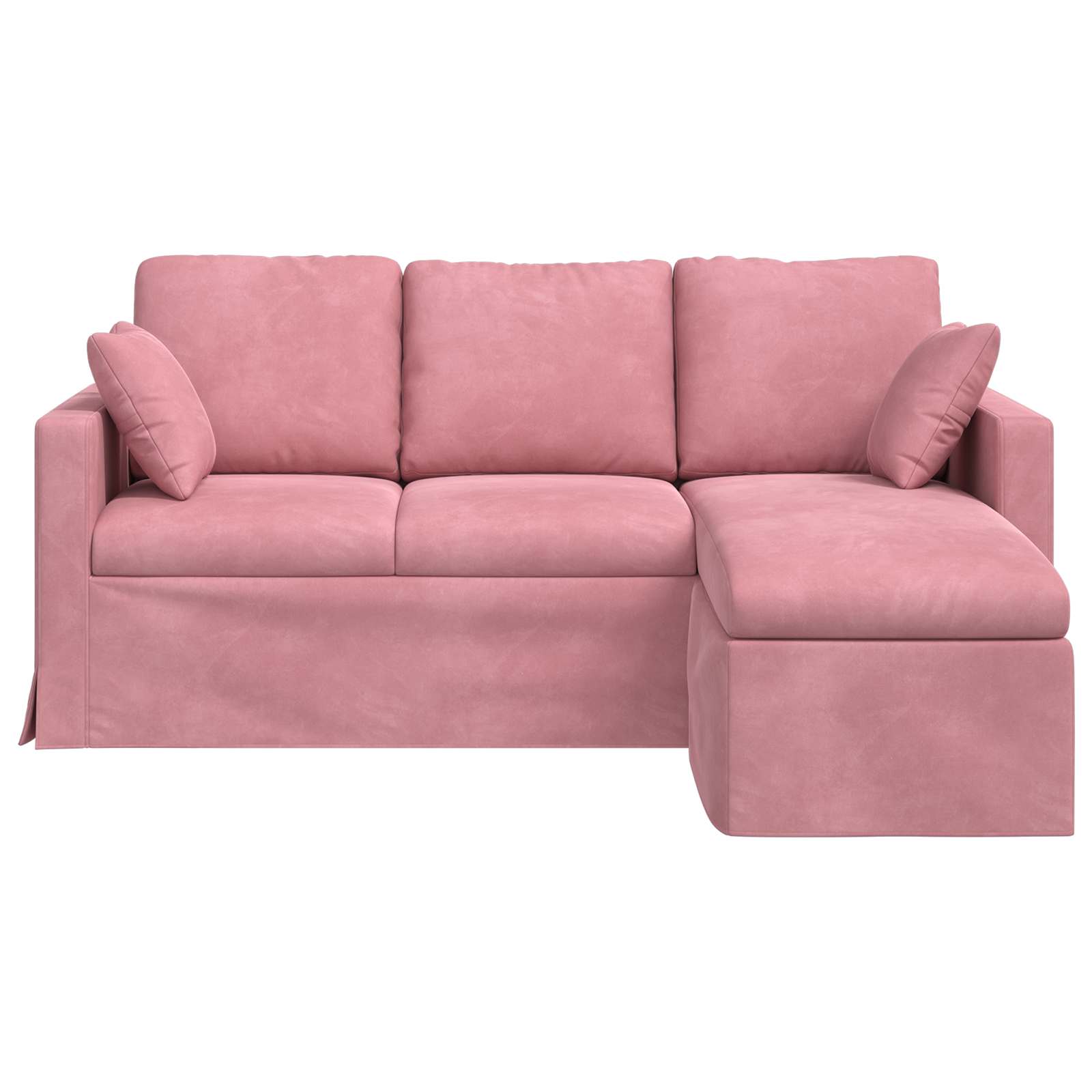 vidaXL Sofa Różowy 178 x 134 x 80 cm Aksamit