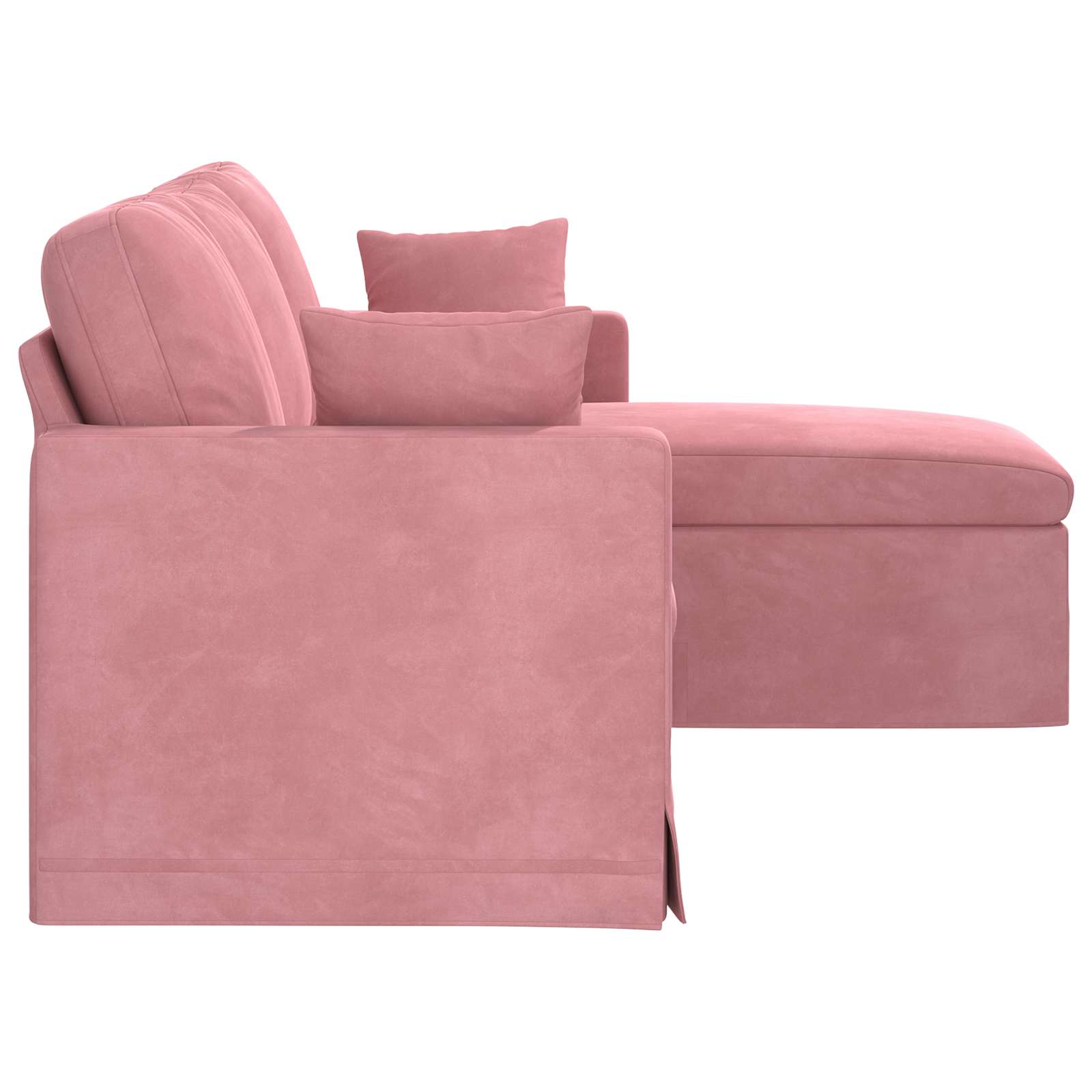 vidaXL Sofa Różowy 178 x 134 x 80 cm Aksamit