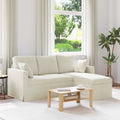 vidaXL Sofa Kremowy 178 x 134 x 80 cm Aksamit