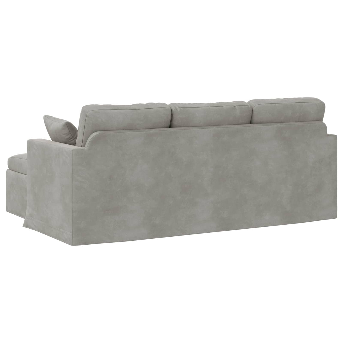 vidaXL Sofa Jasnoszary 198 x 134 x 80 cm Aksamit