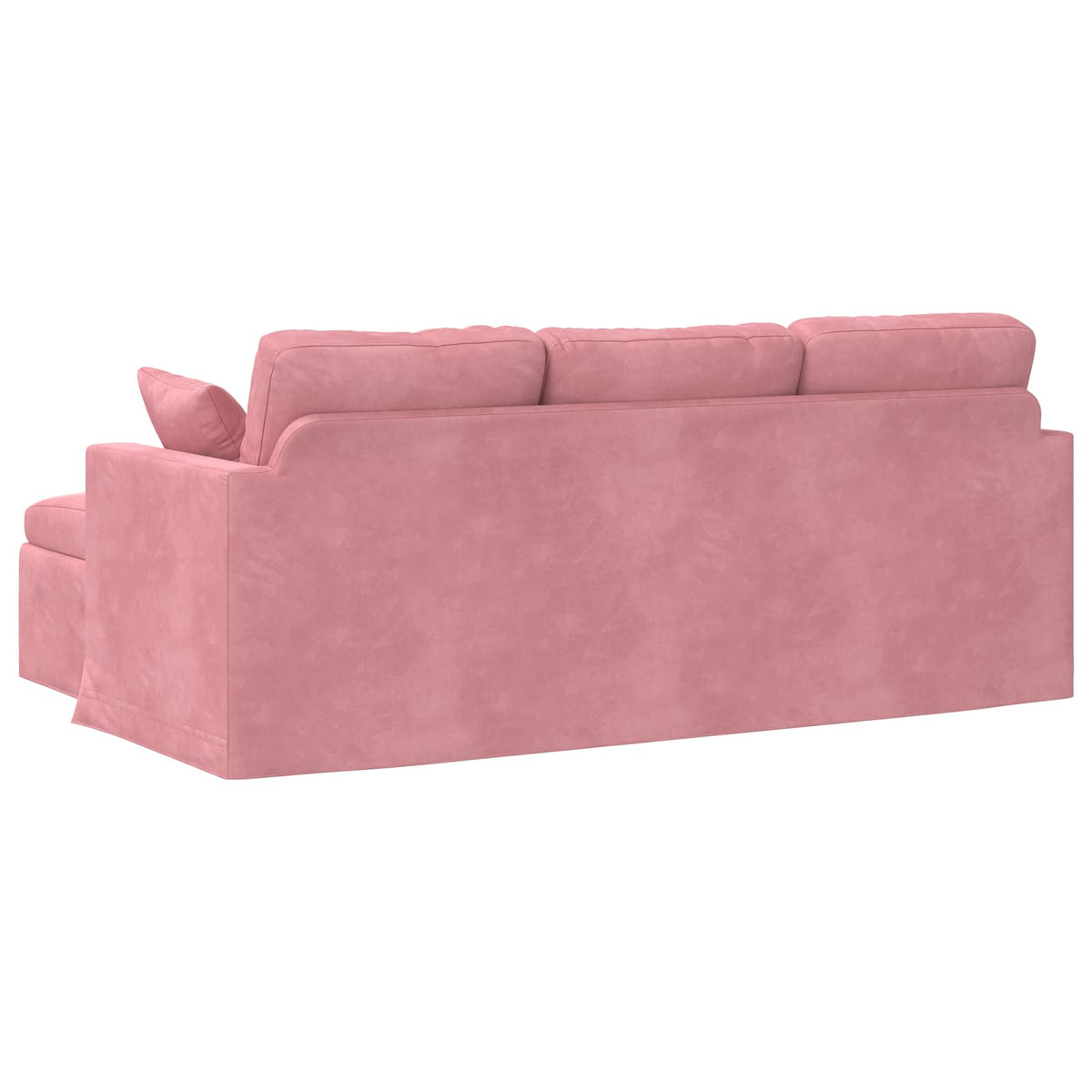 vidaXL Sofa Różowy 198 x 134 x 80 cm Aksamit