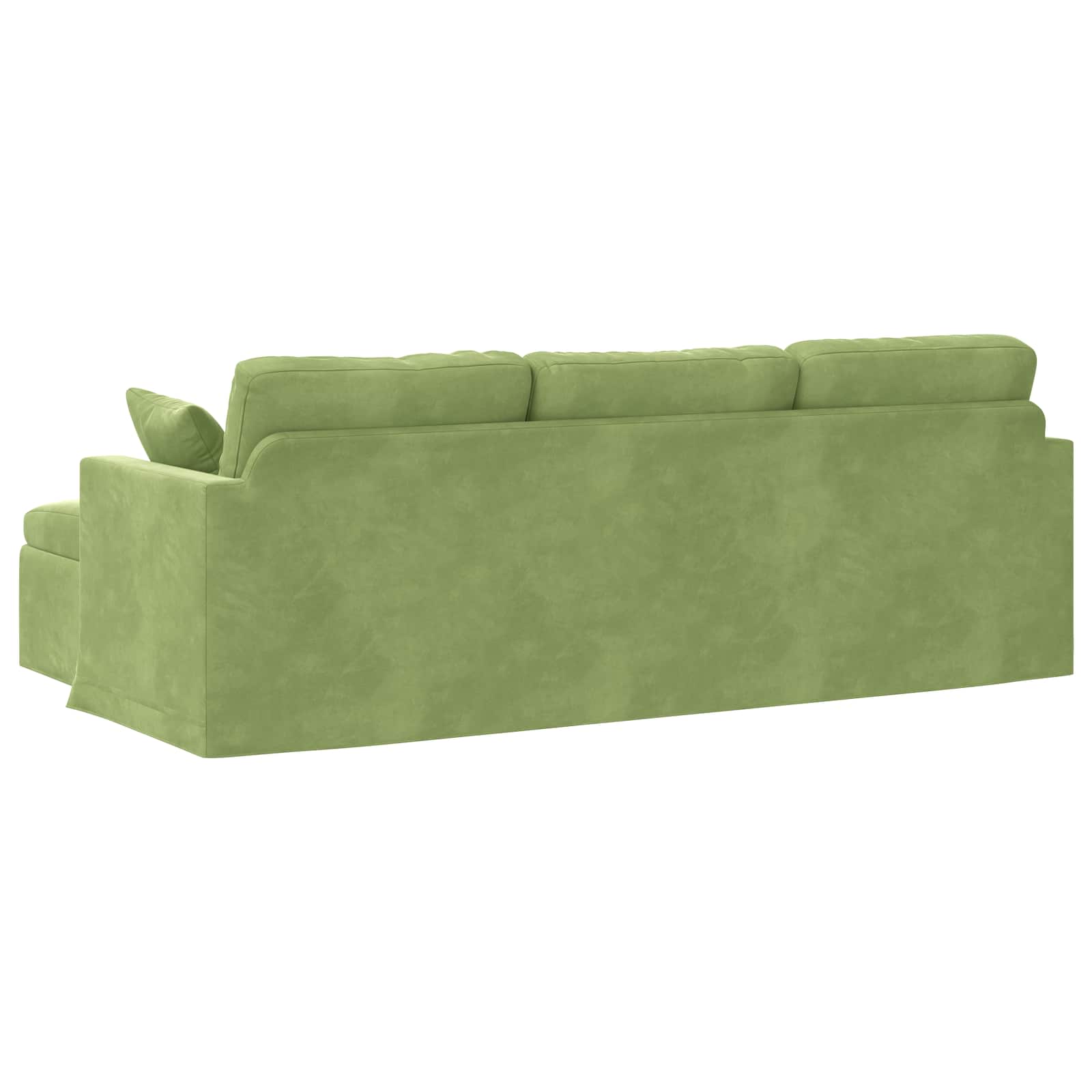 vidaXL Sofa Jasnozielony 228 x 134 x 80 cm Aksamit