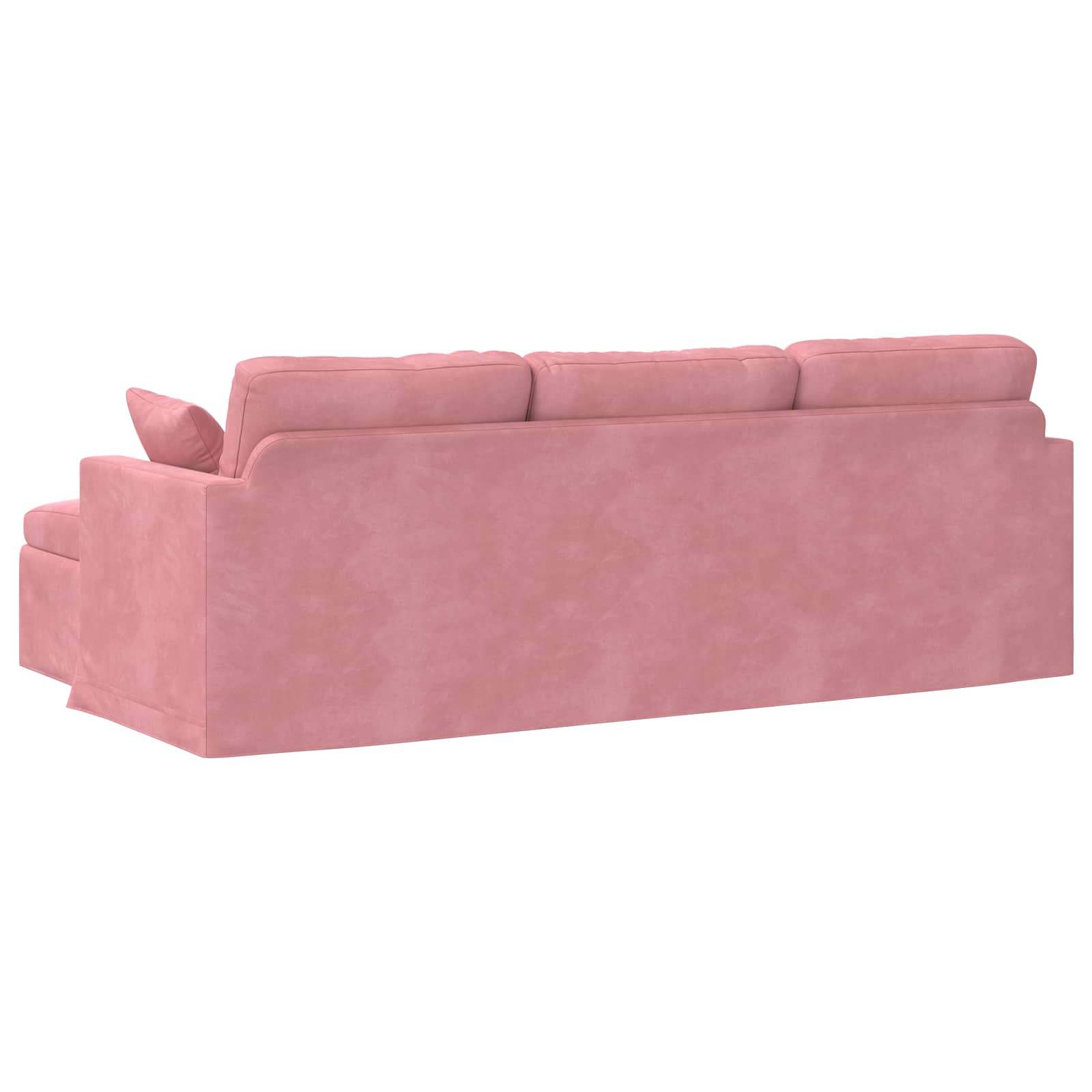 vidaXL Sofa Różowy 228 x 134 x 80 cm Aksamit