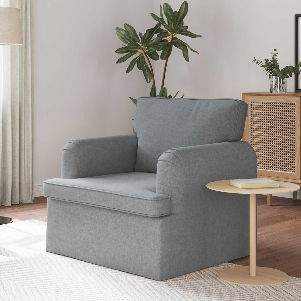 vidaXL Sofa Jasnoszary 84 x 80 x 85 cm tkanina
