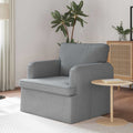 vidaXL Sofa Jasnoszary 84 x 80 x 85 cm tkanina