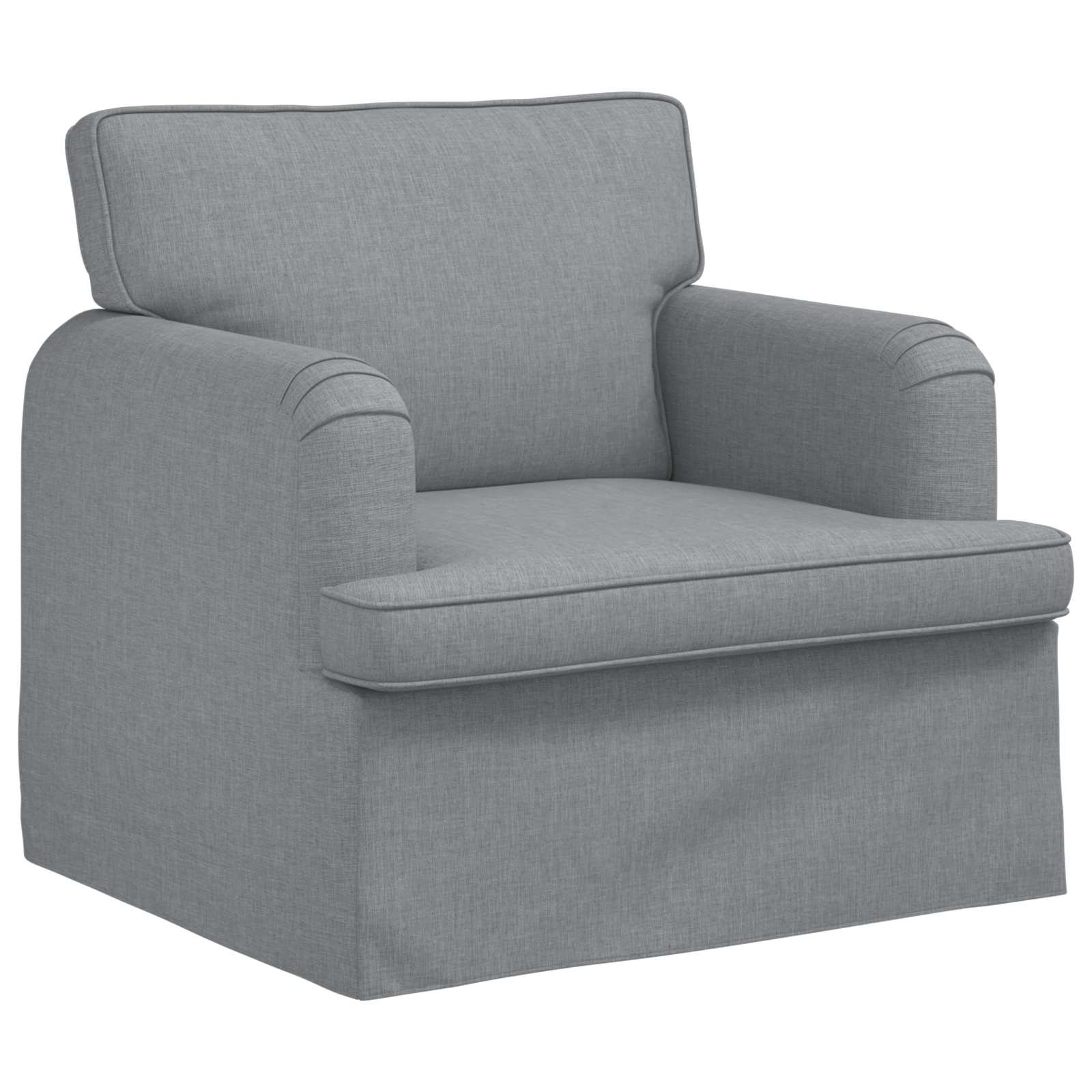 vidaXL Sofa Jasnoszary 84 x 80 x 85 cm tkanina
