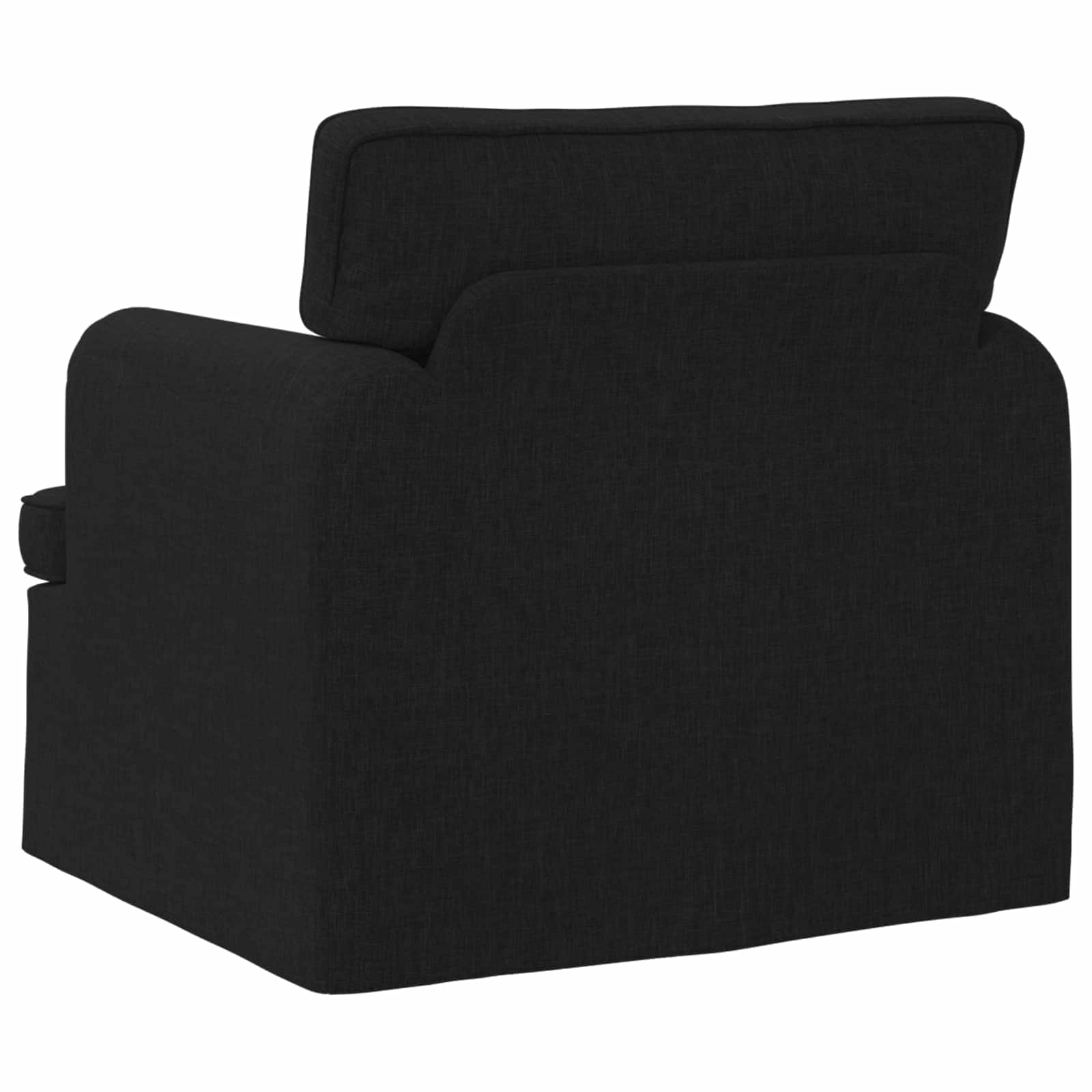 vidaXL Sofa Czarny 84 x 80 x 85 cm tkanina