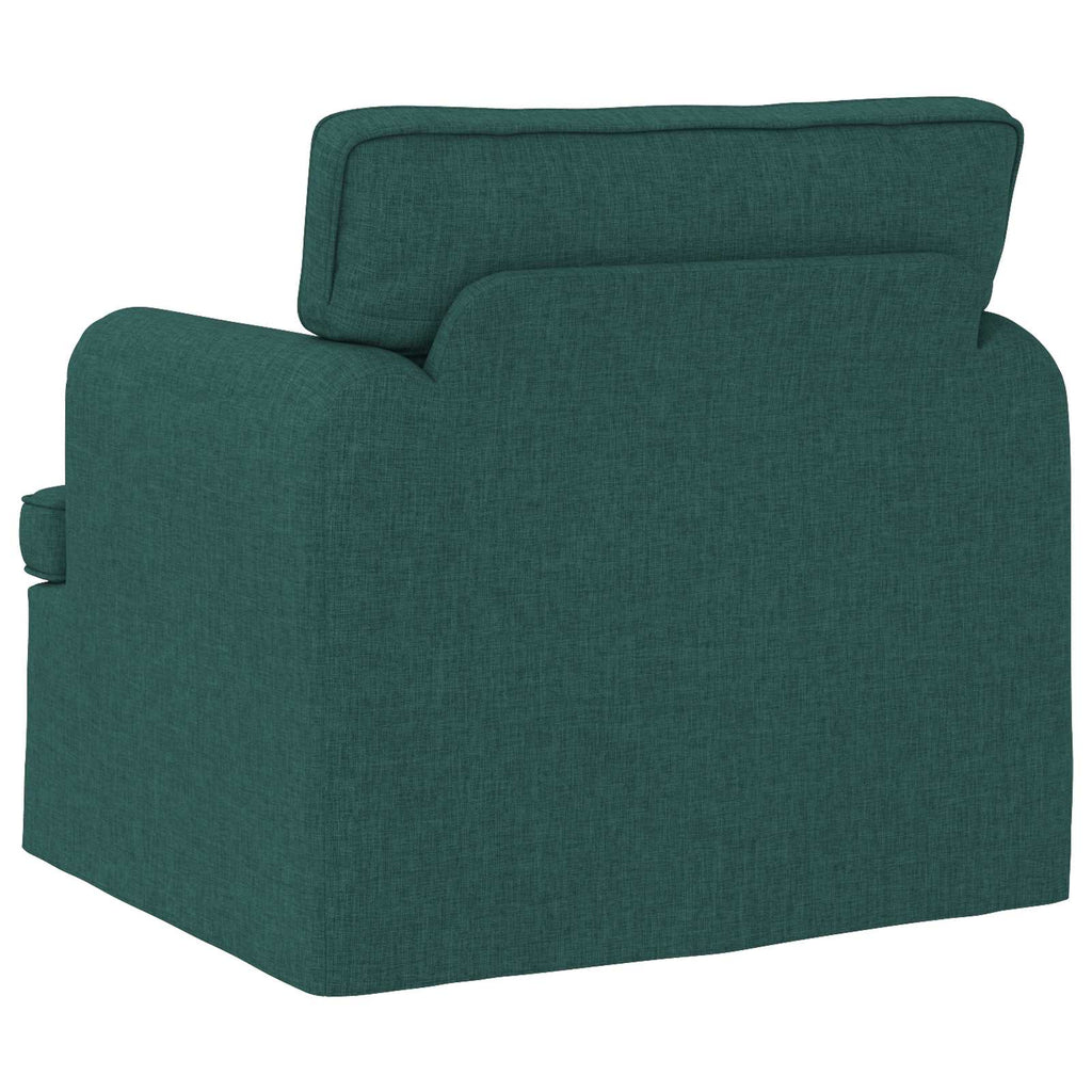 vidaXL Sofa Ciemna zieleń 84 x 80 x 85 cm tkanina