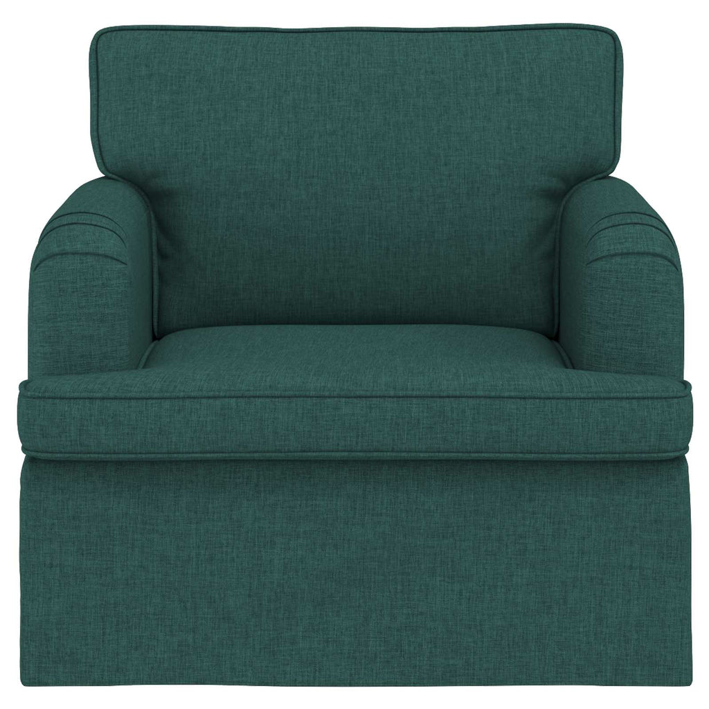 vidaXL Sofa Ciemna zieleń 84 x 80 x 85 cm tkanina