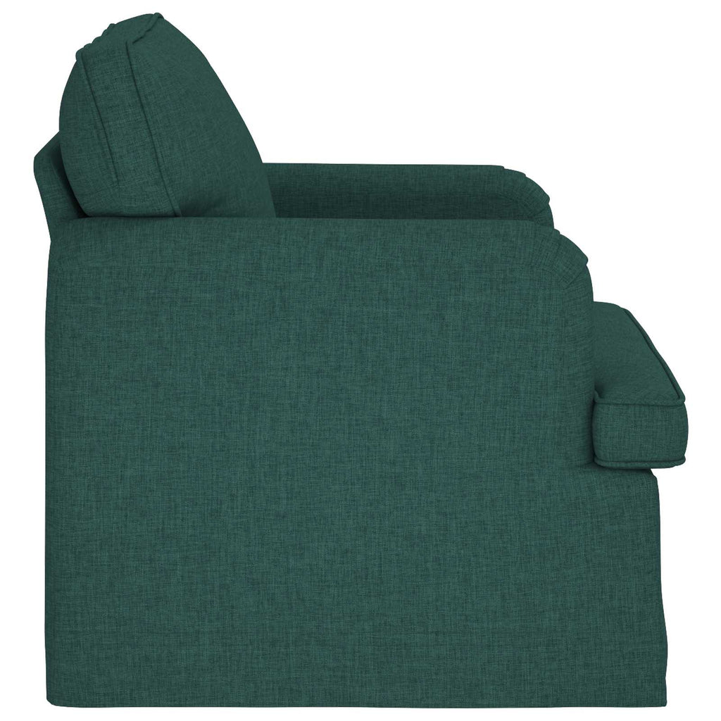 vidaXL Sofa Ciemna zieleń 84 x 80 x 85 cm tkanina