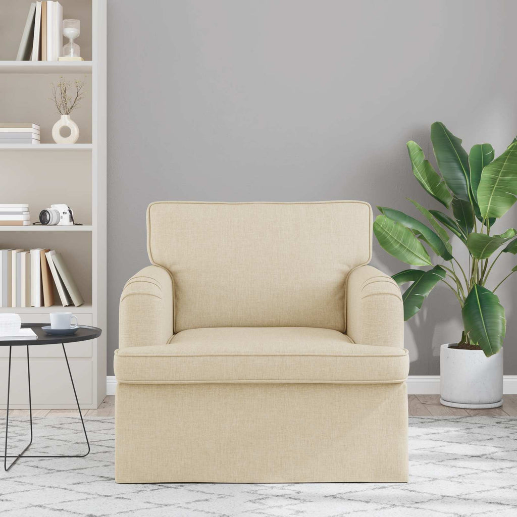 vidaXL Sofa Kremowy 84 x 80 x 85 cm tkanina