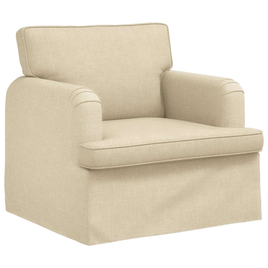 vidaXL Sofa Kremowy 84 x 80 x 85 cm tkanina