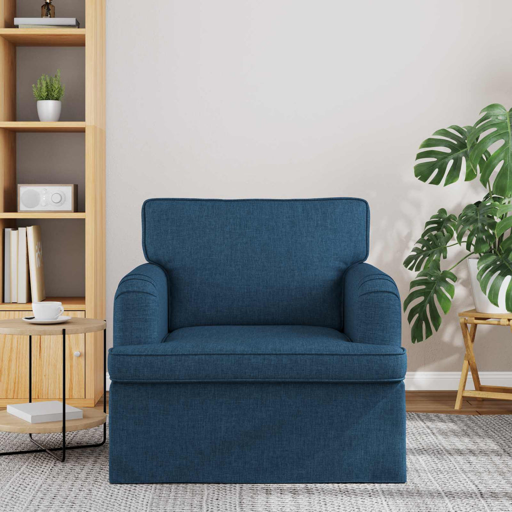 vidaXL Sofa Niebieski 84 x 80 x 85 cm tkanina