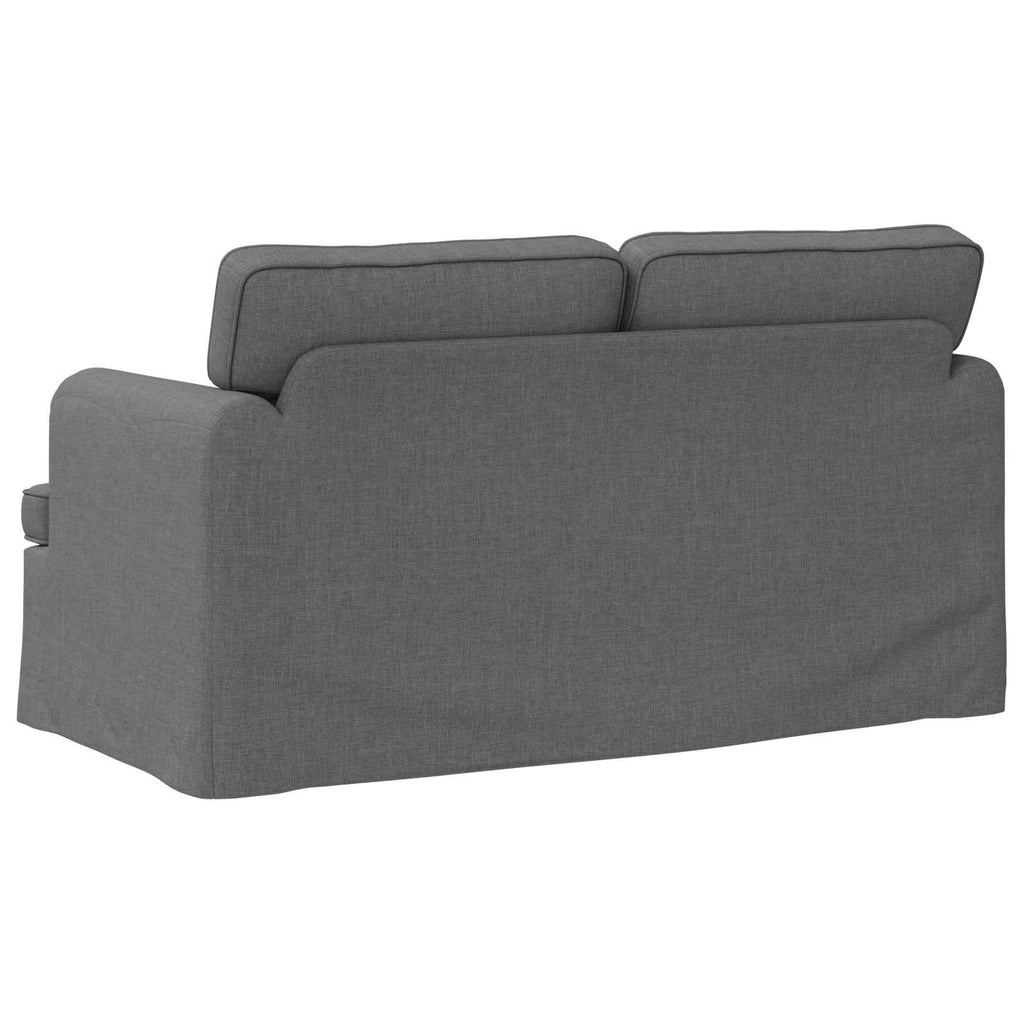 vidaXL Sofa Ciemnoszary 144 x 80 x 85 cm tkanina