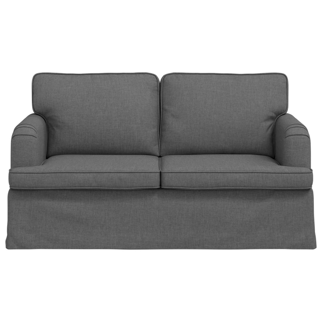 vidaXL Sofa Ciemnoszary 144 x 80 x 85 cm tkanina