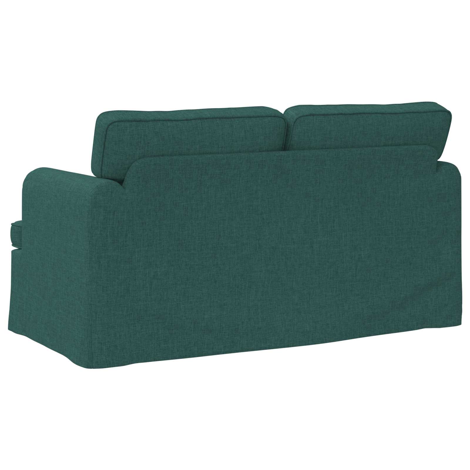 vidaXL Sofa Ciemna zieleń 144 x 80 x 85 cm tkanina