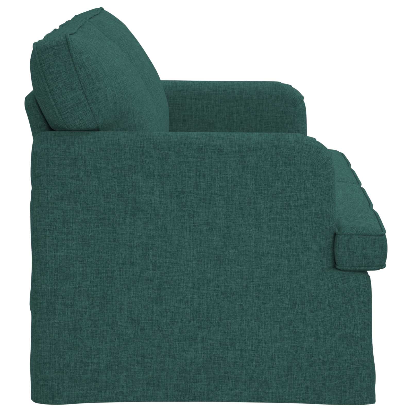 vidaXL Sofa Ciemna zieleń 144 x 80 x 85 cm tkanina