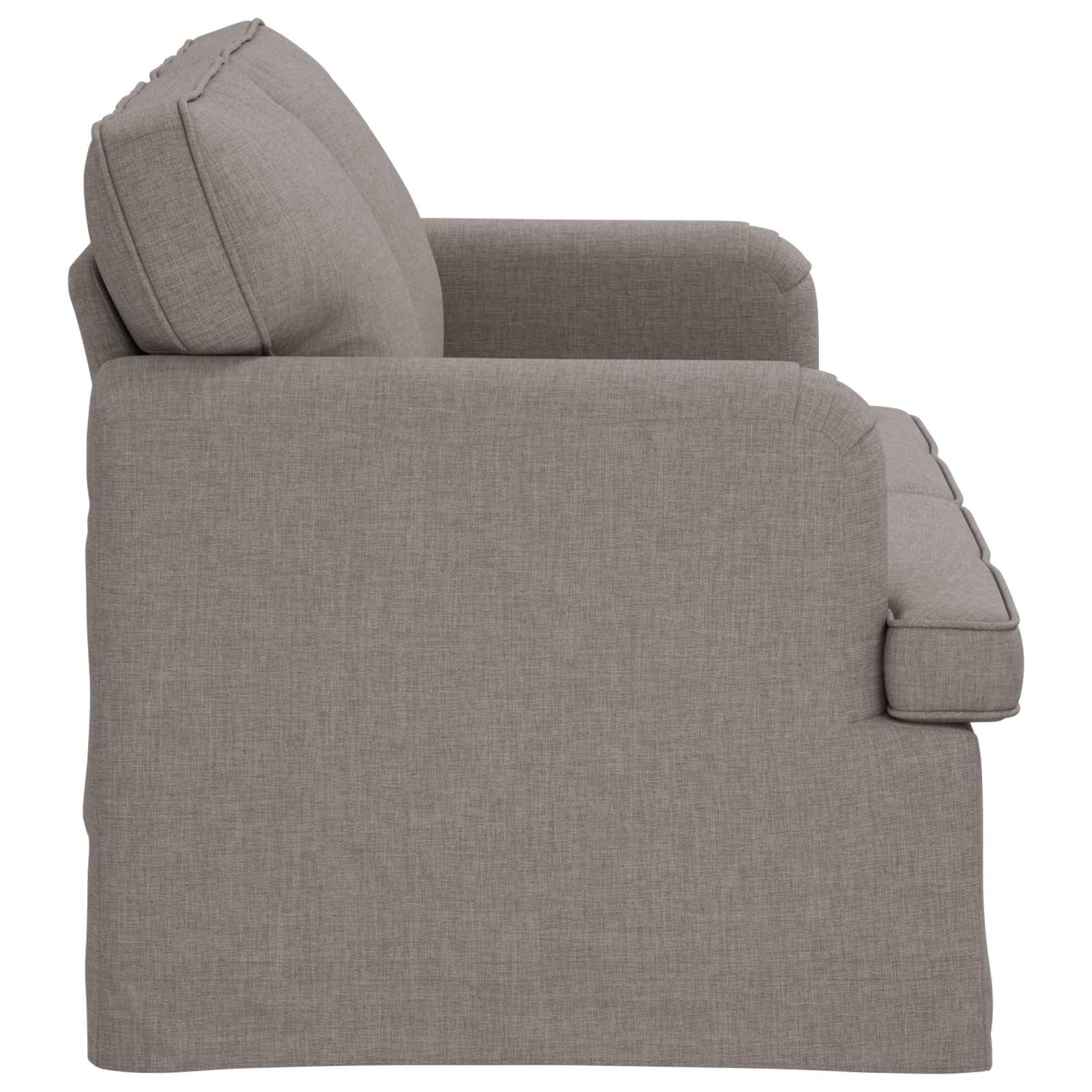 vidaXL Sofa Ciemnoszary 144 x 80 x 85 cm tkanina