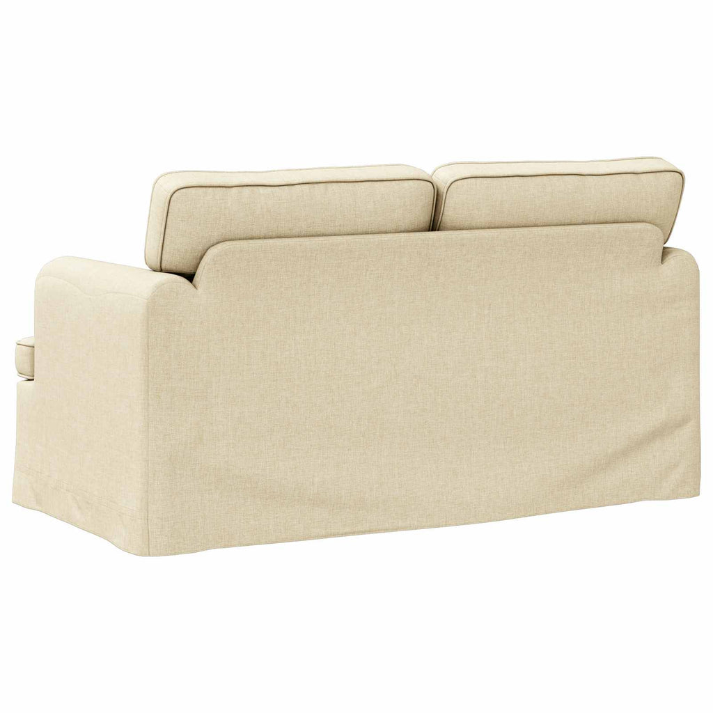 vidaXL Sofa Kremowy 144 x 80 x 85 cm tkanina