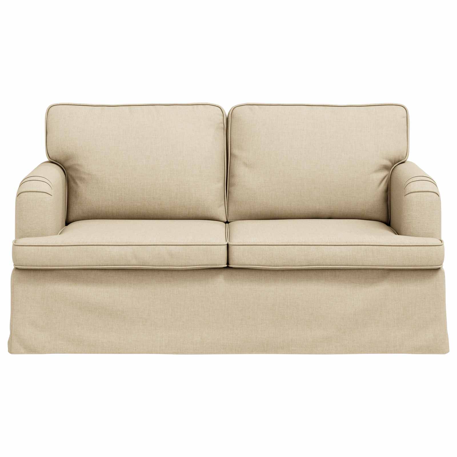 vidaXL Sofa Kremowy 144 x 80 x 85 cm tkanina