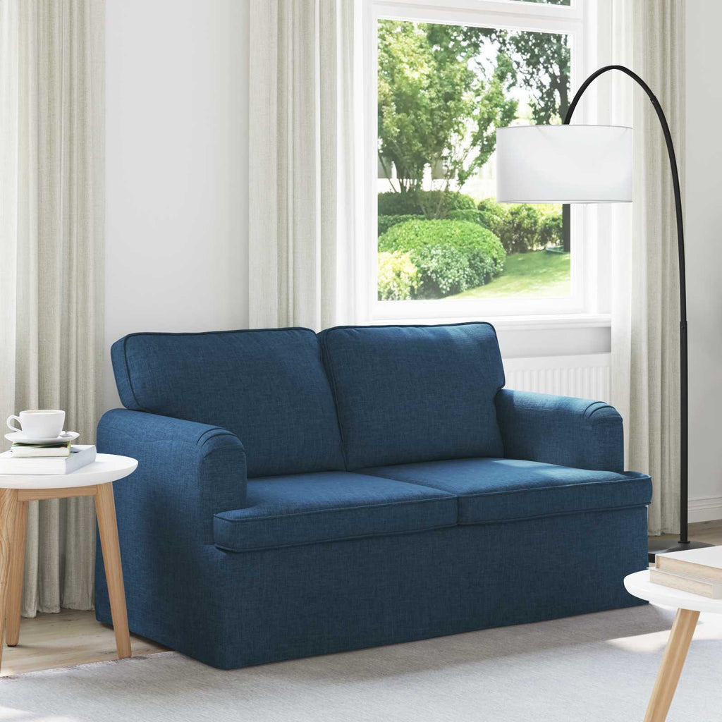 vidaXL Sofa Niebieski 144 x 80 x 85 cm tkanina