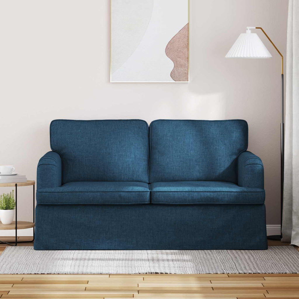 vidaXL Sofa Niebieski 144 x 80 x 85 cm tkanina