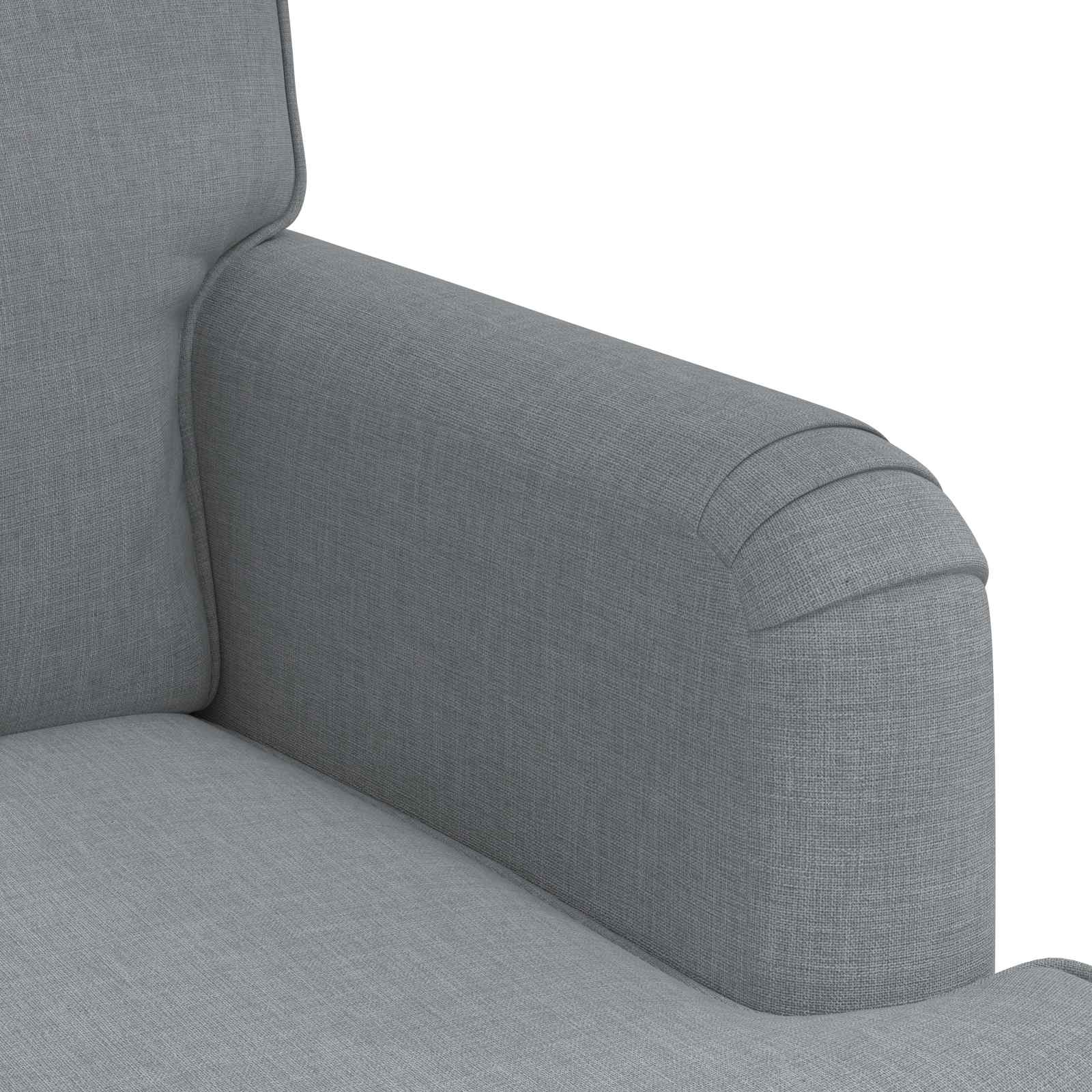 vidaXL Sofa Jasnoszary 162 x 80 x 85 cm tkanina