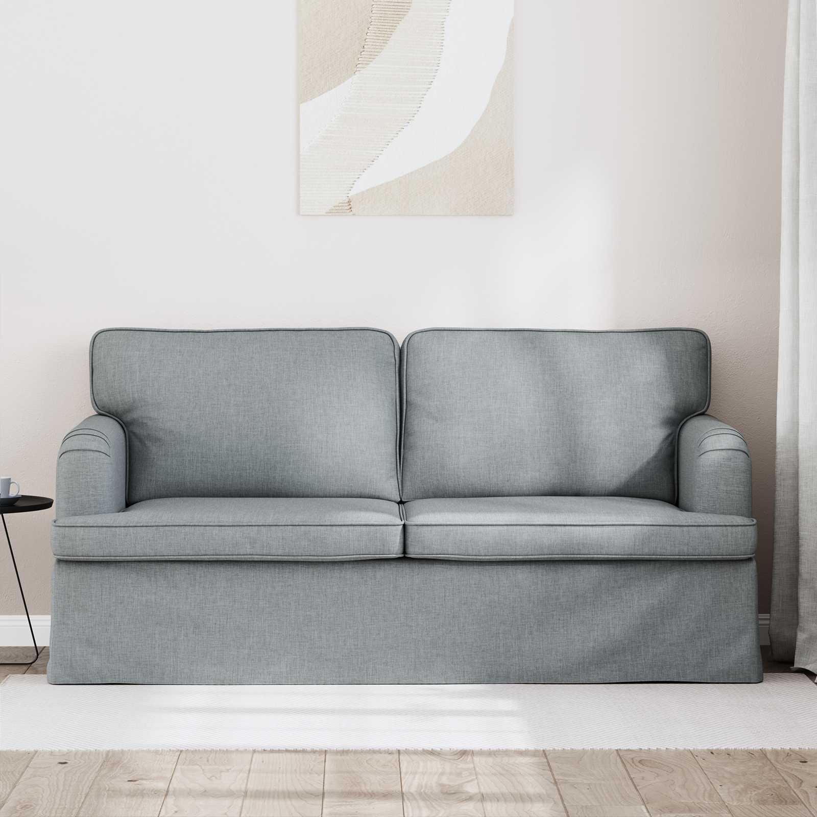 vidaXL Sofa Jasnoszary 162 x 80 x 85 cm tkanina